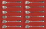 Grande Renaissance by Reed and Barton Sterling Silver Cocktail Fork Set 12 pcs