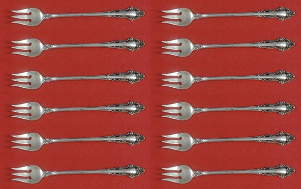 Grande Renaissance by Reed and Barton Sterling Silver Cocktail Fork Set 12 pcs