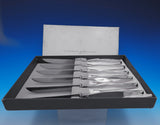 Classique by Gorham Sterling Silver Steak Knife Set 6pc in Orig Box 9 1/4" #8902