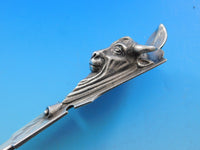 Bull by George Sharp Sterling Silver Soup Ladle Gold washed 12 1/2" Serving