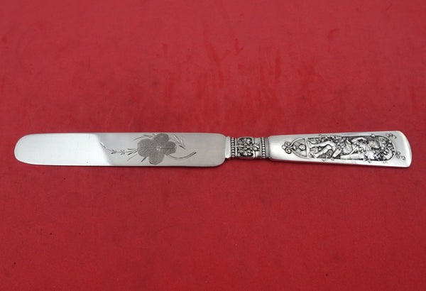 Fontainebleau by Gorham Sterling Silver Tea Knife FH AS w/Engraved Flower Clover