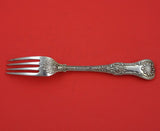 Queens by George Adams English Sterling Silver Dinner Fork w/Oyster Shell 8 1/4"
