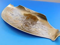 Brite Cut by Various Makers Sterling Silver Fish Server GW BC Curled 11 1/4"