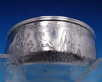 Nursery Rhyme by Weidlich Sterling Silver Baby Bowl Acid Etched #7870 (#7923)
