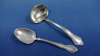 Georgian Manor by Lunt Sterling Silver Flatware Set For 8 Service 54 Pieces