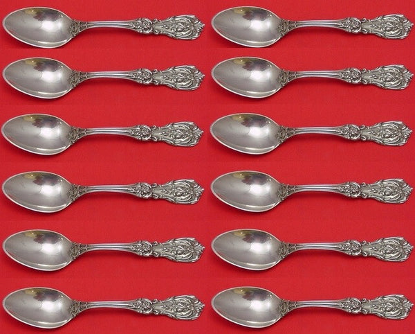 Francis I by Reed & Barton New Script Mark Sterling Silver Teaspoon 6" Set of 12