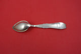 Flora by Shiebler Sterling Grapefruit Spoon w/ passion flower 5 3/4"