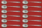 Camellia by Gorham Sterling Silver Ice Cream Dessert Fork Custom Set 12 pcs 6"