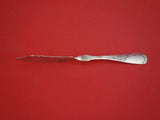 Antique Lily Engraved by Various Makers Sterling Master Butter FH turned 90° 7"