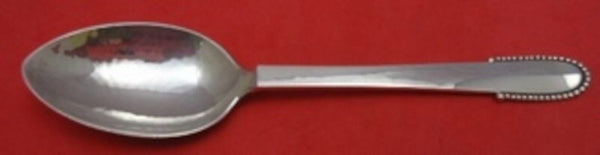 Beaded by Georg Jensen Sterling Silver Teaspoon Large / Child's Spoon 5 7/8"