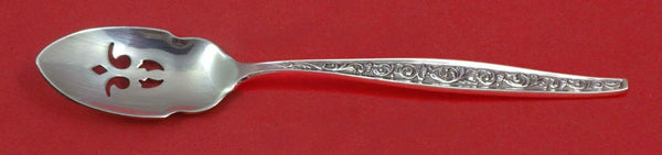 Renaissance Scroll by Reed and Barton Sterling Olive Spoon Pierced Custom Made