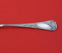 Hermann Konejung German .800 Silver Preserve Spoon Gold Washed with Daisy 7 1/2"