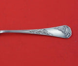Hermann Konejung German .800 Silver Preserve Spoon Gold Washed with Daisy 7 1/2"
