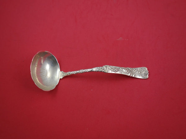 Vine by Tiffany Sterling Silver Gravy Ladle Oval Bowl Raspberry IN TIFFANY BOOK