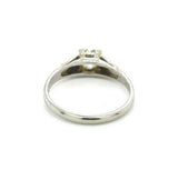Vintage 14k Gold 1/2 Carat Genuine Natural Diamond Engagement Ring (#J5356)
