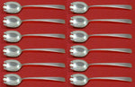 Craftsman by Towle Sterling Silver Ice Cream Dessert Fork Custom Set 12 pcs 6"