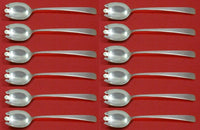 Craftsman by Towle Sterling Silver Ice Cream Dessert Fork Custom Set 12 pcs 6"