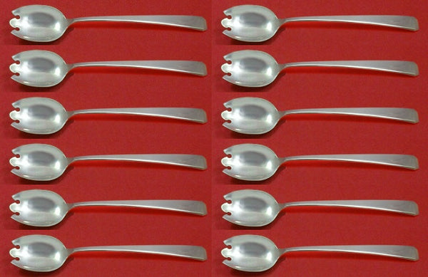 Craftsman by Towle Sterling Silver Ice Cream Dessert Fork Custom Set 12 pcs 6"