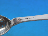 Lap Over Edge Acid Etched by Tiffany Sterling Ice Tong Large Claw w/ Flowers