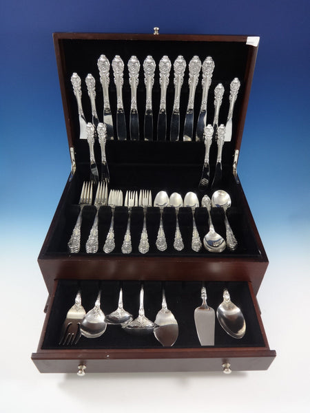 Sir Christopher by Wallace Sterling Silver Flatware Set For 8 Service 55 Pieces