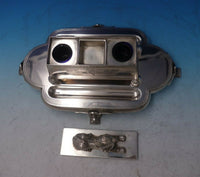 Egyptian Revival by Gorham Silverplate Inkwell w/ Double Well #4905 (#5720)