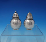 Viking #6 by Georg Jensen Sterling Silver Salt Pepper Shaker Set #581 (#3121)