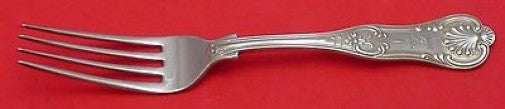 Kings by Shiebler Sterling Silver Regular Fork (Pictured in Tiffany Book) 7 3/8"