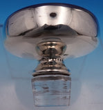 Gorham Sterling Silver Cut Crystal Glass Perfume Bottle D1668 Floral (#9145)