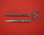 Number B1063 by Gorham Sterling Silver Paper Scissors Sheath Marked Both Pieces