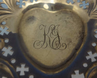 Chantilly by Gorham Sterling Silver Candy Dish Heart-Shaped #4300 (#0324)