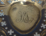 Chantilly by Gorham Sterling Silver Candy Dish Heart-Shaped #4300 (#0324)