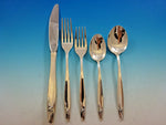 Eternal Rose by Alvin Sterling Silver Flatware Set for 12 Service 64 Pieces
