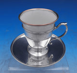 Tiffany and Co Sterling Silver Demitasse Set 12 Cups Saucers Lenox Liners #2692