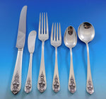 Pendant of Fruit by Lunt Sterling Silver Flatware Set for 12 Service 84 pieces