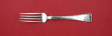 Lap Over Edge Hand Engraved By Tiffany Sterling Dinner Fork w/ turtle 8"