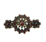 Genuine Natural Bohemian Garnet Brooch Pin (#J4598)