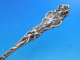 Irian by Wallace Sterling Silver Salad Serving Fork AS 9" Heirloom Silverware