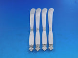 Acanthus by Georg Jensen Sterling Silver Butter Spreader HH AS Paddle Set 12 pcs
