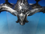 Coin Silver Double Inkwell with Bust of Women & Acanthus Leaves c. 1840 (#6177)