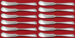 Old French by Gorham Sterling Silver Butter Spreader flat handle Set 12 pcs