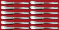Old French by Gorham Sterling Silver Butter Spreader flat handle Set 12 pcs