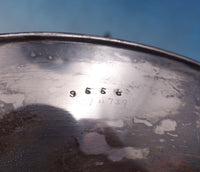 Silverplate Grape Stand Engraved Bees Butterflies Flowers 3-D Bird #9558 (#7271)