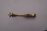 Grande Baroque Gold Accent by Wallace Sterling Sugar Tong  4 1/4"