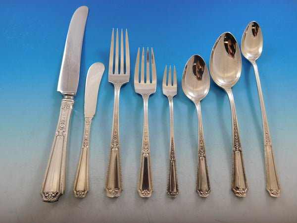 Louis XIV by Towle Sterling Silver Flatware Set for 12 Service 110 pieces