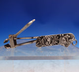 Chrysanthemum by Shiebler Sterling Cigar Cutter / Nail Trimmer #7357 (#8723)
