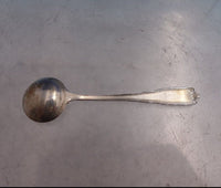 Milburn Rose by Westmorland Sterling Silver Crystal Salt Dip Spoon Set 2pc #7016
