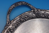 Repousse by Kirk Sterling Silver Tea Tray w/Diaper Work and Presentation (#8907)