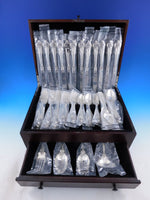 Grande Baroque Wallace Sterling Silver Flatware Set Service 64 pc Dinner XL New