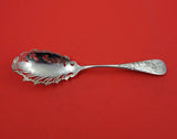Brite-Cut by Knowles Sterling Silver Macaroni Server GW pierced 9 1/4"