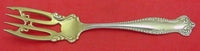 Canterbury by Towle Sterling Silver Salad Fork Gold Washed Fancy with Bar 6"